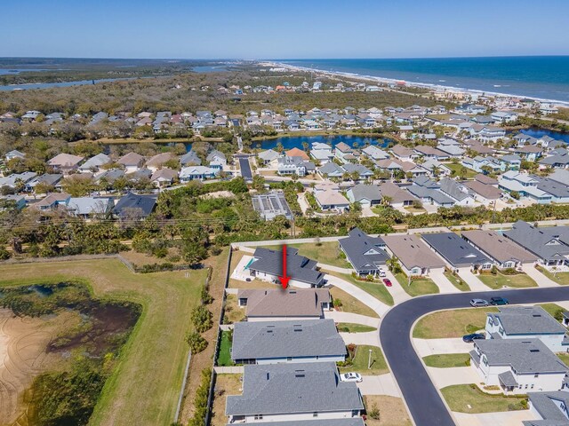 68 Los Lagos Blvd, Palm Coast, FL 32137 - aerial view of property and surrounding area with nearby suburban area and a nearby body of water