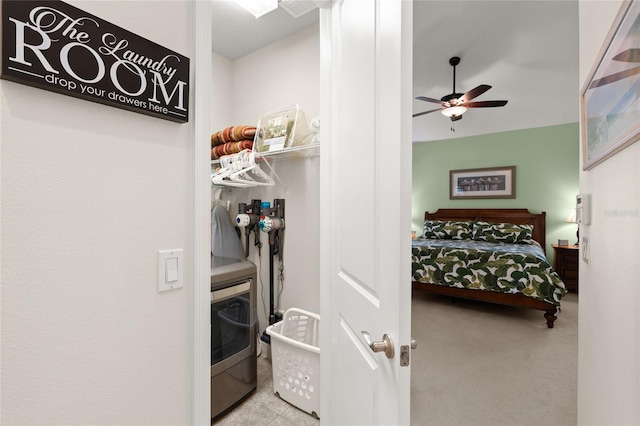 1316 Harwick Ln, Ormond Beach, FL 32174 - bedroom featuring ceiling fan