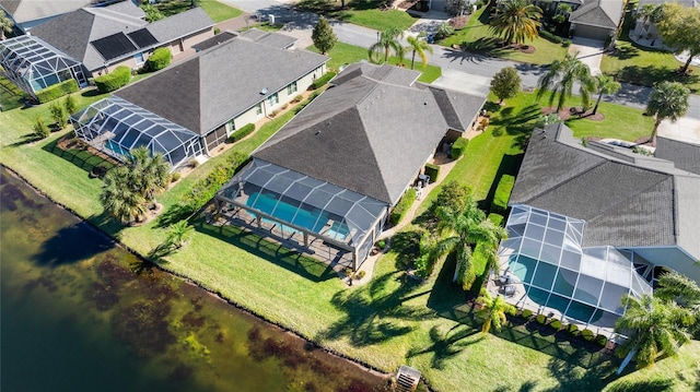 1316 Harwick Ln, Ormond Beach, FL 32174 - aerial view of residential area with a pool