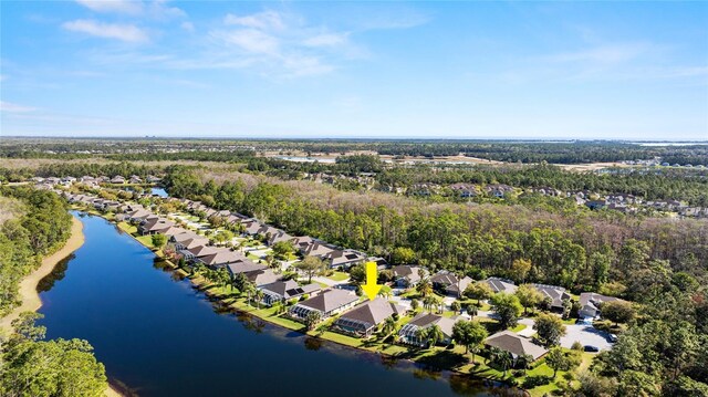 1316 Harwick Ln, Ormond Beach, FL 32174 - aerial perspective of suburban area with a large body of water
