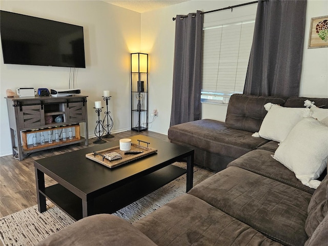 787 Alhambra Ave, Saint Augustine, FL 32086 - living area featuring baseboards and wood finished floors