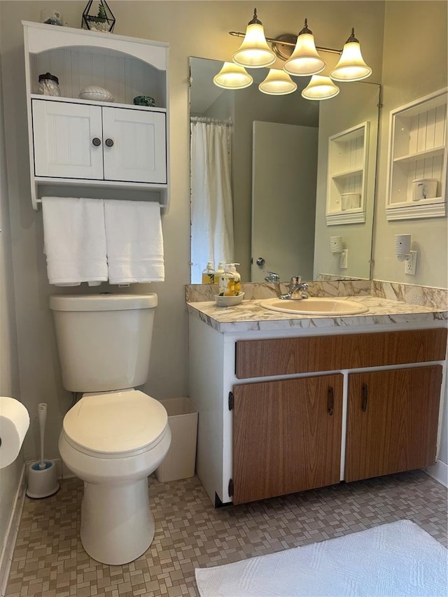 787 Alhambra Ave, Saint Augustine, FL 32086 - bathroom with toilet and vanity