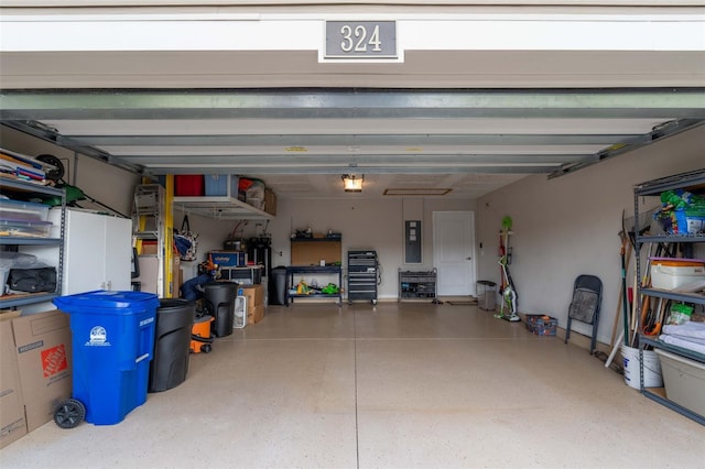 324 Palace Dr, Saint Augustine, FL 32084 - garage featuring electric panel