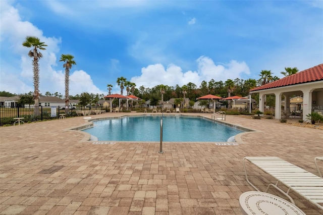 324 Palace Dr, Saint Augustine, FL 32084 - community pool with a patio