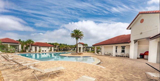 324 Palace Dr, Saint Augustine, FL 32084 - community pool featuring a patio