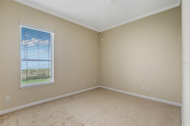 4484 Gray Hawk St, Orange Park, FL 32065 - carpeted empty room with baseboards and ornamental molding