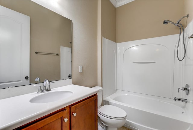 4484 Gray Hawk St, Orange Park, FL 32065 - bathroom with toilet, vanity, and shower / bathtub combination