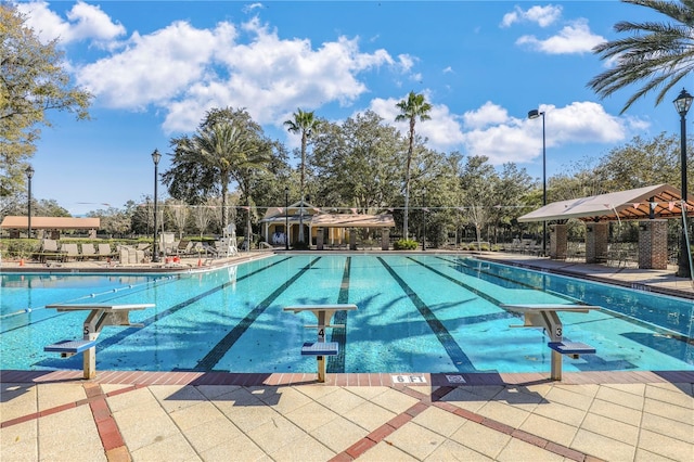 4484 Gray Hawk St, Orange Park, FL 32065 - community pool with a patio area