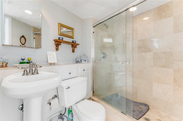 925 N Halifax Ave Unit 1105, Daytona Beach, FL 32118 - bathroom with a shower stall and toilet