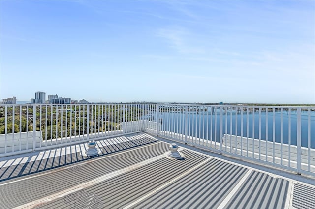 925 N Halifax Ave Unit 1105, Daytona Beach, FL 32118 - balcony featuring a water view