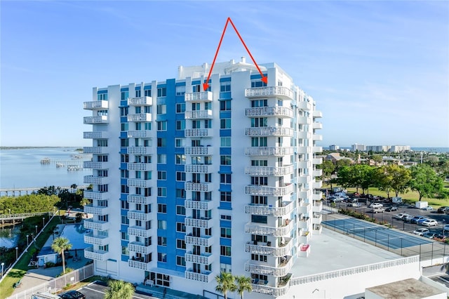 925 N Halifax Ave Unit 1105, Daytona Beach, FL 32118 - view of building exterior with a water view