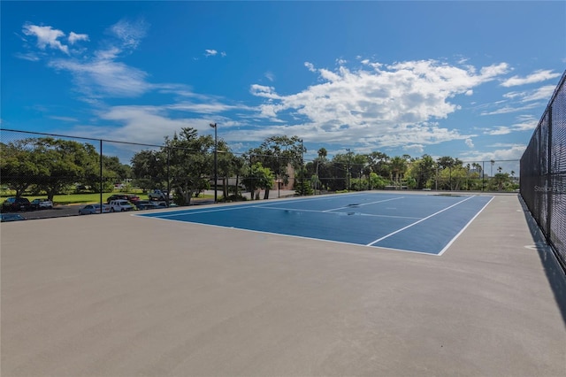 925 N Halifax Ave Unit 1105, Daytona Beach, FL 32118 - view of tennis court with fence