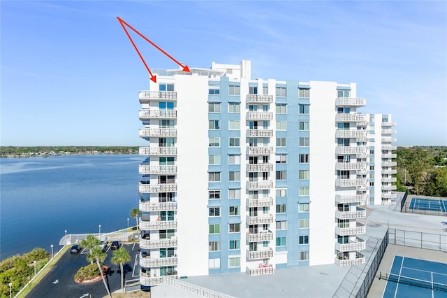 925 N Halifax Ave Unit 1105, Daytona Beach, FL 32118 - view of property featuring a water view