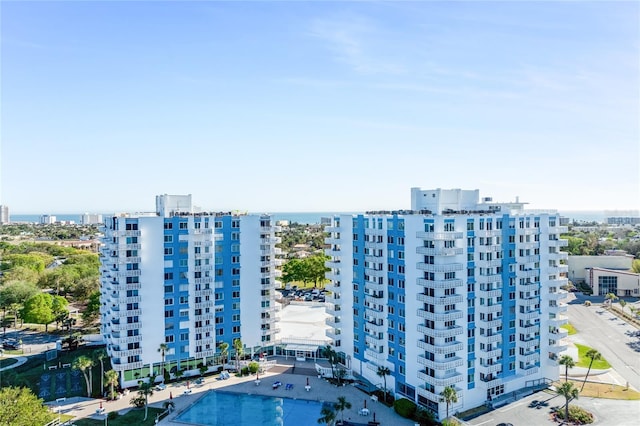 925 N Halifax Ave Unit 1105, Daytona Beach, FL 32118 - drone / aerial view featuring a city view
