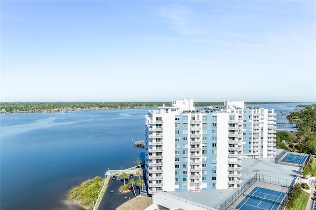 925 N Halifax Ave Unit 1105, Daytona Beach, FL 32118 - drone / aerial view with a water view