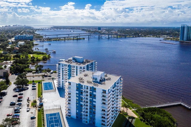 925 N Halifax Ave Unit 1105, Daytona Beach, FL 32118 - bird's eye view featuring a water view