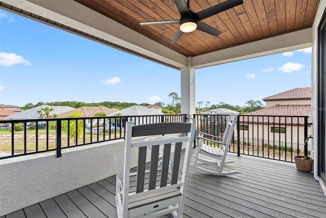 7 Menorca Way, Palm Coast, FL 32137 - deck with ceiling fan