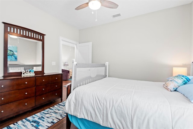 7 Menorca Way, Palm Coast, FL 32137 - bedroom featuring a ceiling fan and visible vents