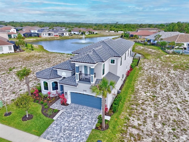 7 Menorca Way, Palm Coast, FL 32137 - bird's eye view featuring a water view and a residential view