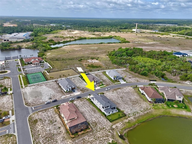 7 Menorca Way, Palm Coast, FL 32137 - bird's eye view featuring a water view and a residential view