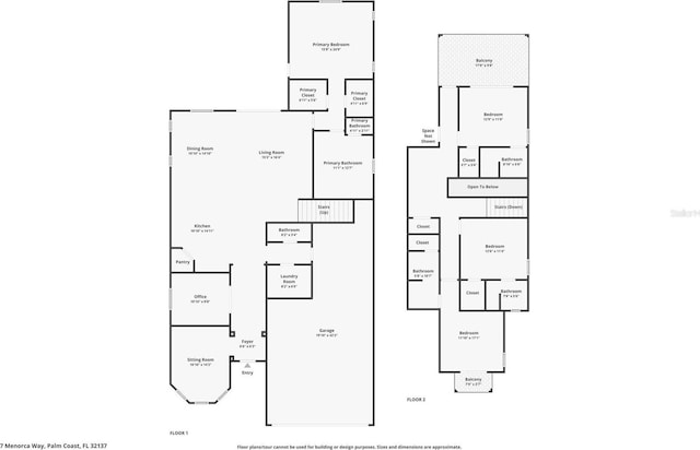 7 Menorca Way, Palm Coast, FL 32137 - view of layout
