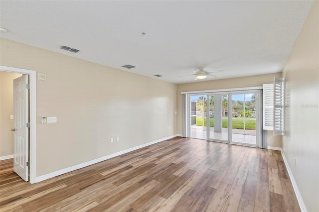 500 Canopy Walk Ln Unit 515, Palm Coast, FL 32137 - unfurnished room with wood finished floors and a ceiling fan