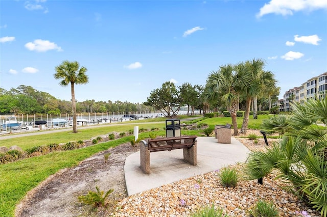 500 Canopy Walk Ln Unit 515, Palm Coast, FL 32137 - view of community with a yard and a water view
