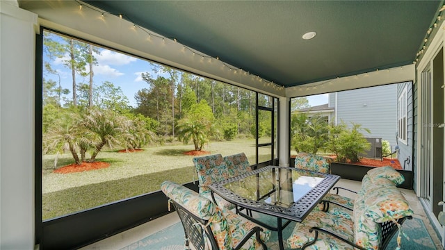 314 Red Barn Rd, Saint Augustine, FL 32092 - sunroom / solarium featuring outdoor dining space