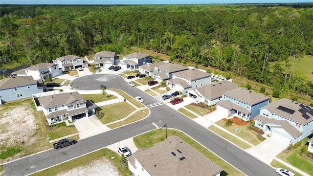 314 Red Barn Rd, Saint Augustine, FL 32092 - bird's eye view featuring a residential view and a wooded view