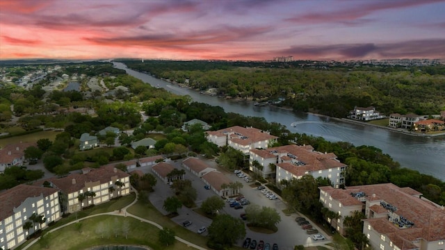 45 Riverview Bnd S Unit 1926, Palm Coast, FL 32137 - aerial view at dusk of a water view