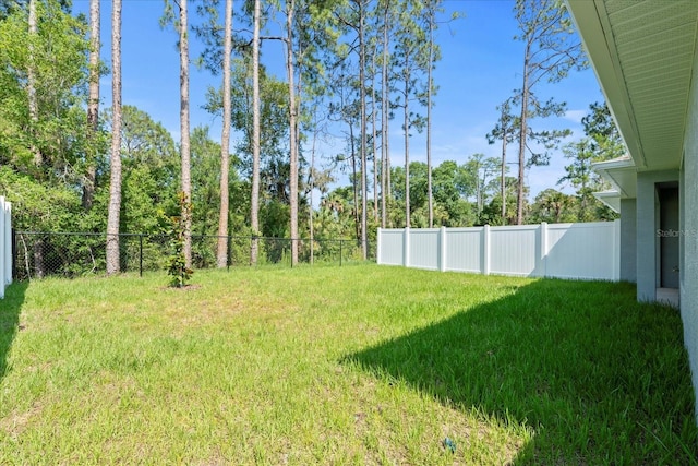 29 Secretary Trl, Palm Coast, FL 32164 - view of yard featuring a fenced backyard