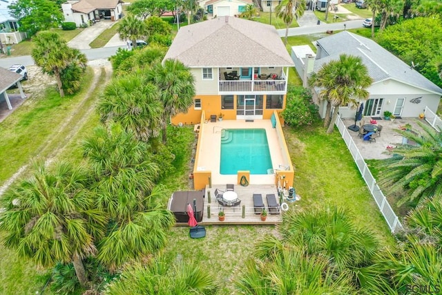 1951 N Daytona Ave, Flagler Beach, FL 32136 - aerial view with a residential view