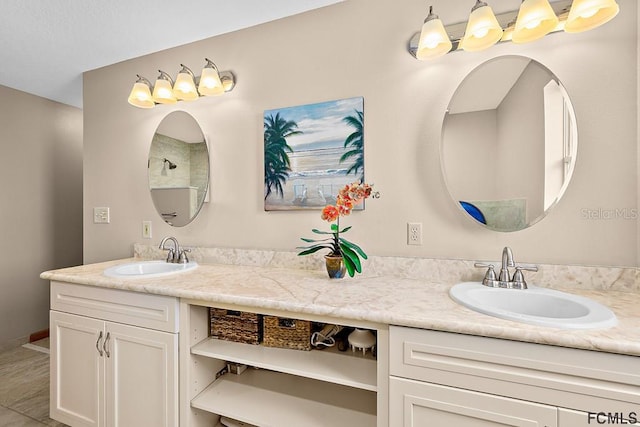 1951 N Daytona Ave, Flagler Beach, FL 32136 - full bath featuring walk in shower and vanity