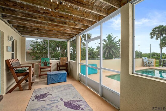1951 N Daytona Ave, Flagler Beach, FL 32136 - view of sunroom / solarium