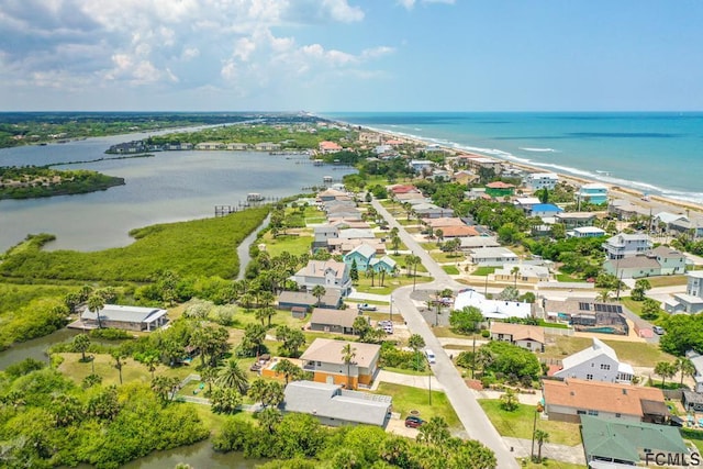 1951 N Daytona Ave, Flagler Beach, FL 32136 - bird's eye view featuring a water view