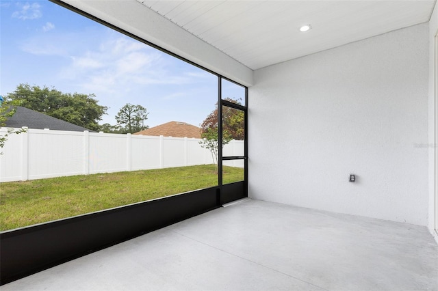 6 Rainbow Ln, Palm Coast, FL 32164 - view of unfurnished sunroom