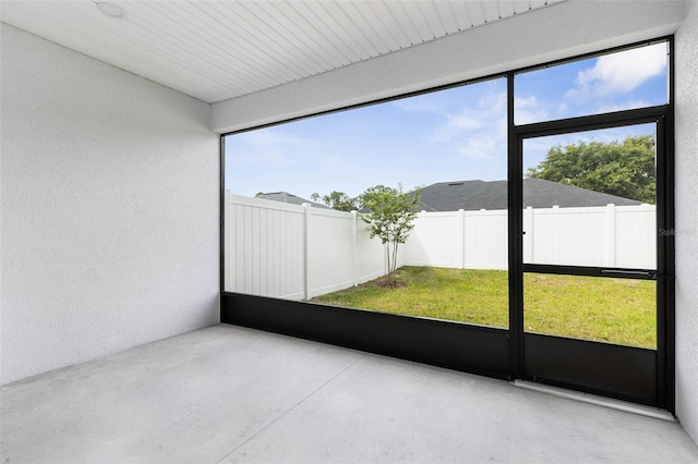 6 Rainbow Ln, Palm Coast, FL 32164 - view of unfurnished sunroom