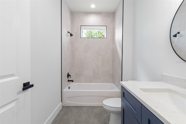 6 Rainbow Ln, Palm Coast, FL 32164 - bathroom with  shower combination and vanity