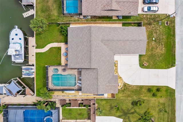drone / aerial view