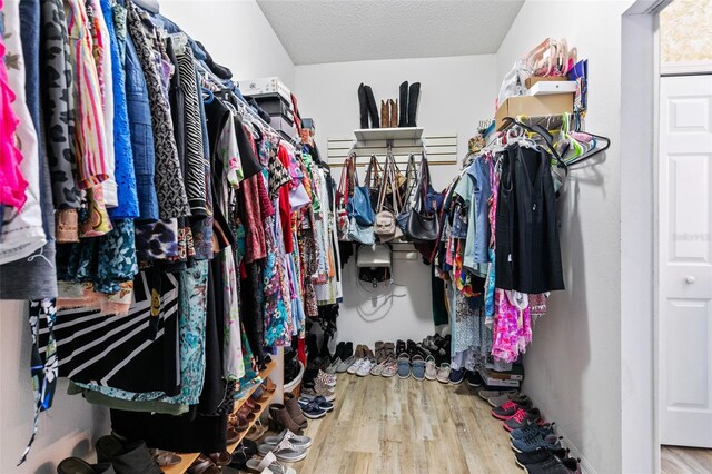 42 Buffalo Bill Dr, Palm Coast, FL 32137 - walk in closet featuring wood finished floors