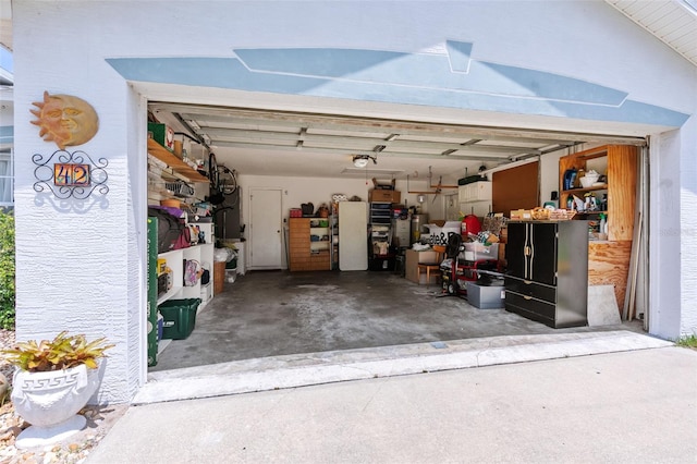 42 Buffalo Bill Dr, Palm Coast, FL 32137 - garage with concrete driveway