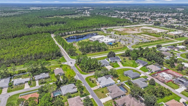 42 Buffalo Bill Dr, Palm Coast, FL 32137 - drone / aerial view featuring a residential view and a water view