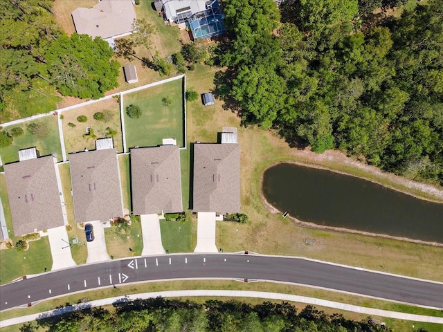 619 Grand Reserve Dr, Bunnell, FL 32110 - bird's eye view with a residential view and a water view