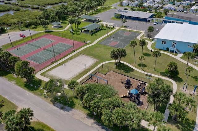 drone / aerial view