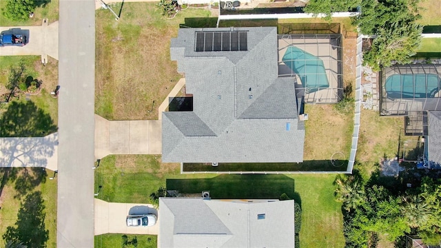 75 Fortune Ln, Palm Coast, FL 32137 - drone / aerial view of a pool area