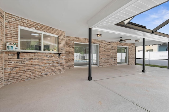 75 Fortune Ln, Palm Coast, FL 32137 - view of patio / terrace featuring a ceiling fan
