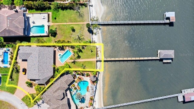 2924 River Point Dr, Daytona Beach, FL 32118 - drone / aerial view with a water view
