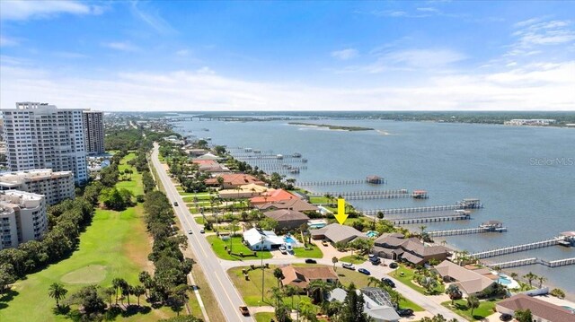 2924 River Point Dr, Daytona Beach, FL 32118 - drone / aerial view featuring a water view