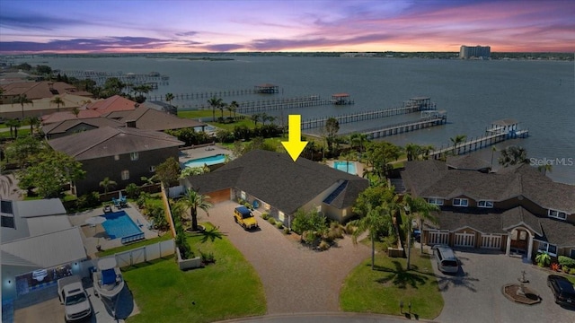 2924 River Point Dr, Daytona Beach, FL 32118 - aerial view featuring a water view