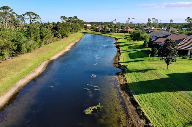 65 Heron Dr, Palm Coast, FL 32137 - drone / aerial view with a water view and a residential view
